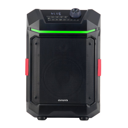 Rugged Party Box Portable Speaker IPX6 Water Resistant Outdoor Party Speaker with LED Lights