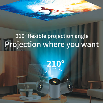 Smart LED Projector with Remote Control