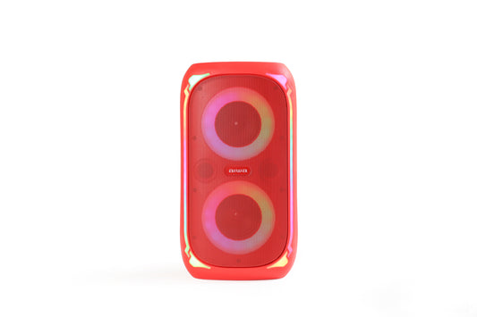 SOUND BOX Bluetooth Speaker with Microphone, LED Lightshow, FM Radio, USB/microSD & TWS Stereo