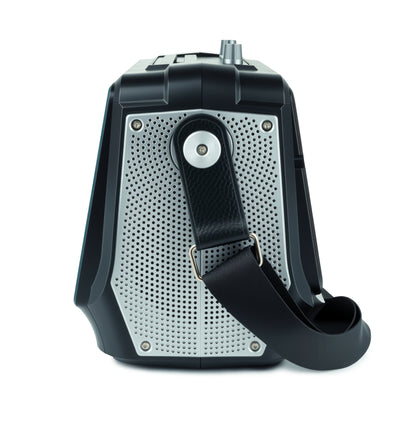 Portable Karaoke Speaker with 9-Inch Display, Bluetooth, FM Radio, Microphone, USB/SD Audio Playback