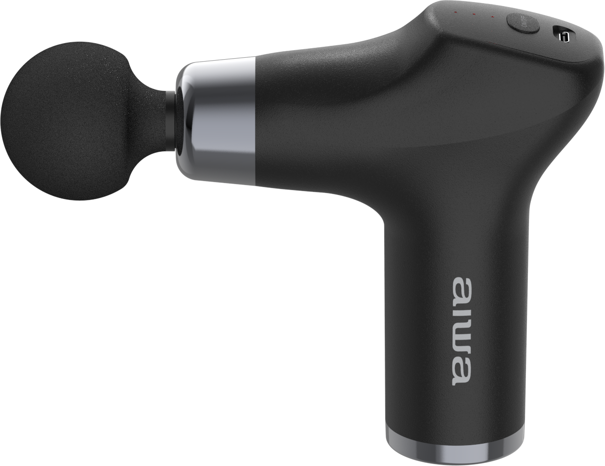 AIWA Regain Portable Massage Gun – USB Rechargeable, 3 Speeds, Compact & Travel-Friendly