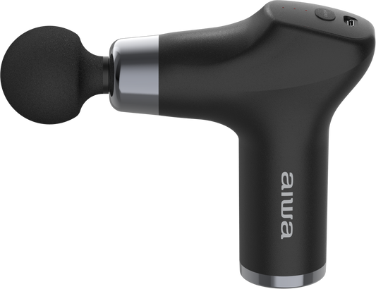 AIWA Regain Portable Massage Gun – USB Rechargeable, 3 Speeds, Compact & Travel-Friendly