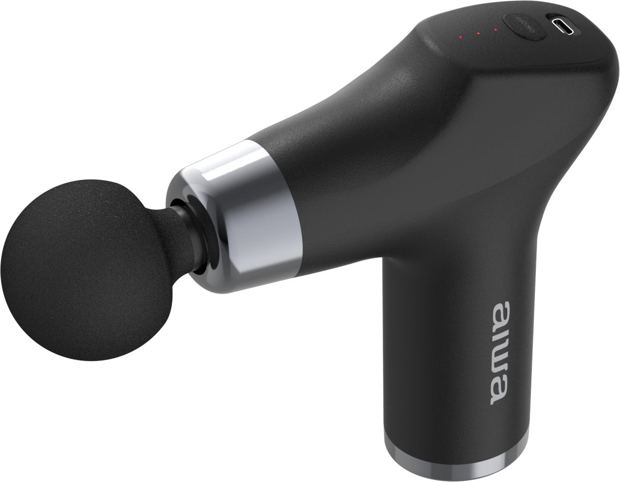 AIWA Regain Portable Massage Gun – USB Rechargeable, 3 Speeds, Compact & Travel-Friendly