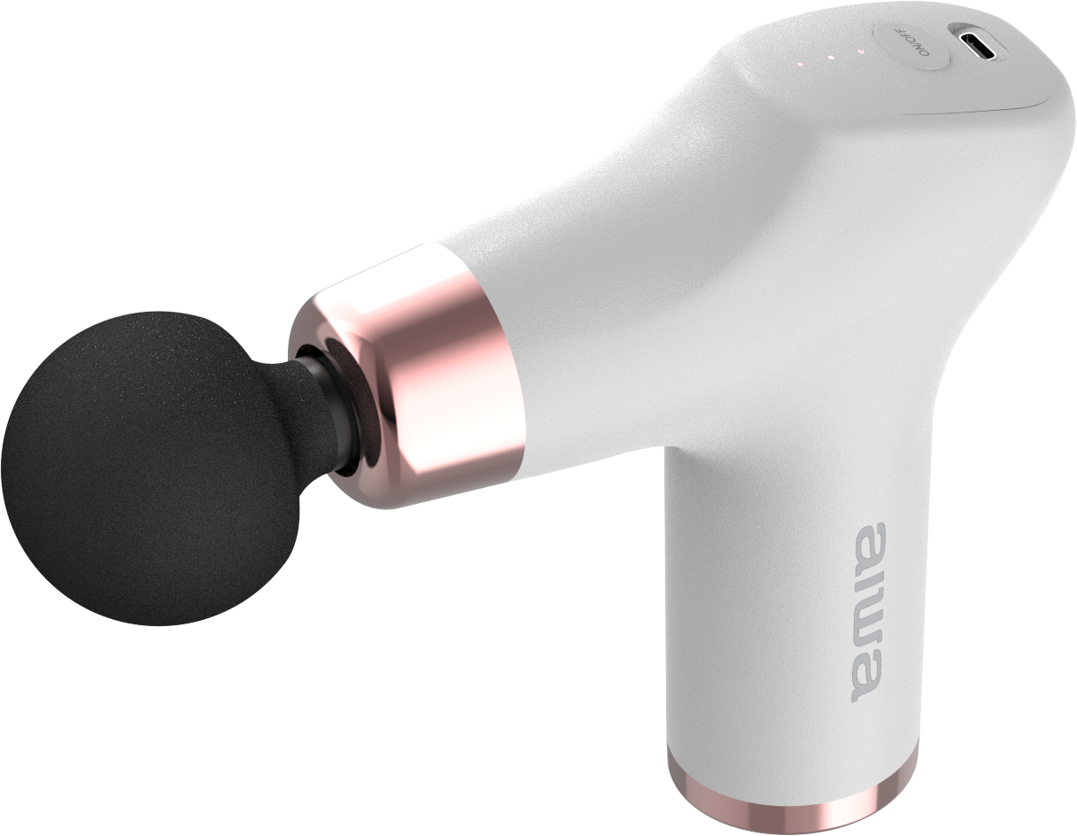 AIWA Regain Portable Massage Gun – USB Rechargeable, 3 Speeds, Compact & Travel-Friendly