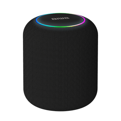 AIWA Radiant LED Wireless Bluetooth Speaker with FM Radio, TWS Stereo Pairing, and USB-C Charging