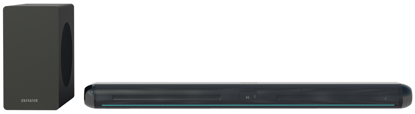 2.1CH Bluetooth Soundbar with Wireless Subwoofer | HDMI ARC, FM Radio, USB & AUX