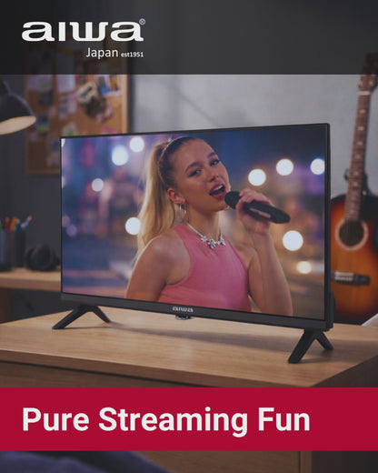 24” SMART TV Powered by Whale TV – Affordable Entertainment with Netflix, YouTube & More