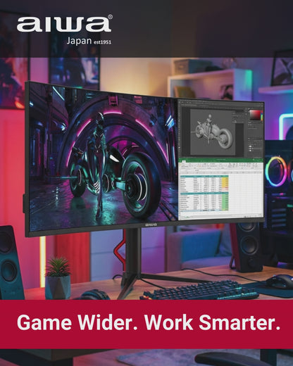 49" Ultrawide Curved Gaming  Monitor 144Hz DQHD