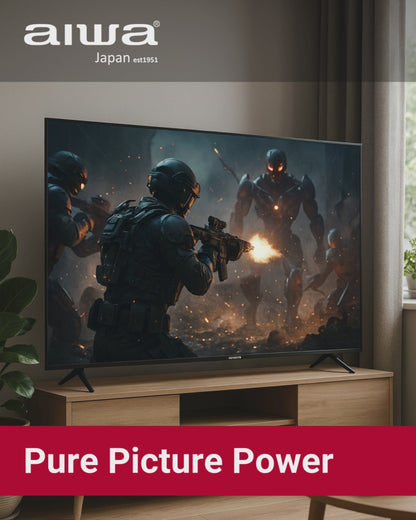 AIWA 55” QLED Smart TV with 4K UHD, webOS Hub & Magic Remote (AWS550QW)
