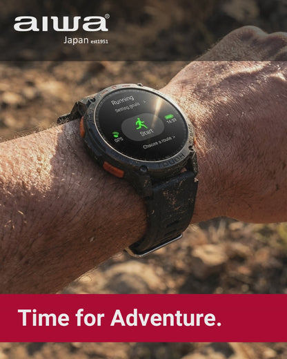 GPS Smart Watch with AMOLED Display, Waterproof Design, Multi-Sport Fitness Modes, and Health Tracking