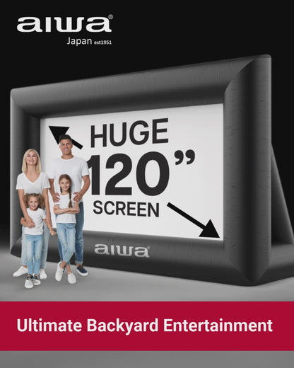 AIWA Inflatable Cinema Screen – Ultimate Backyard Movie Experience