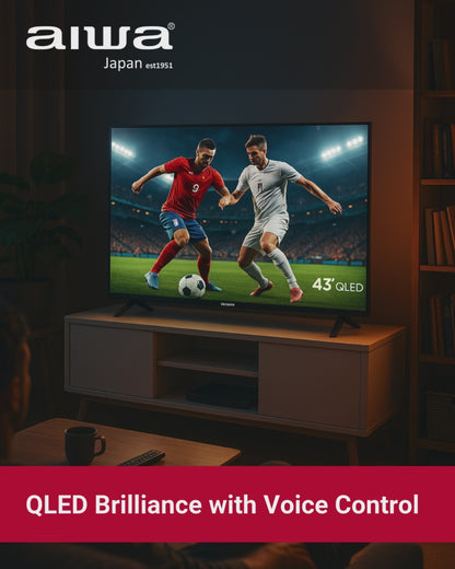 AIWA 43” QLED Smart TV with webOS Hub (AWS430QW)