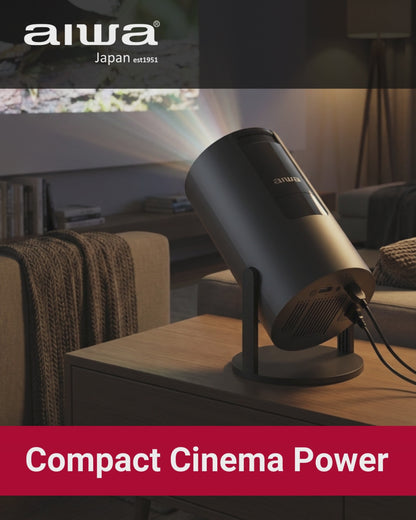 Smart LED Projector with Remote Control