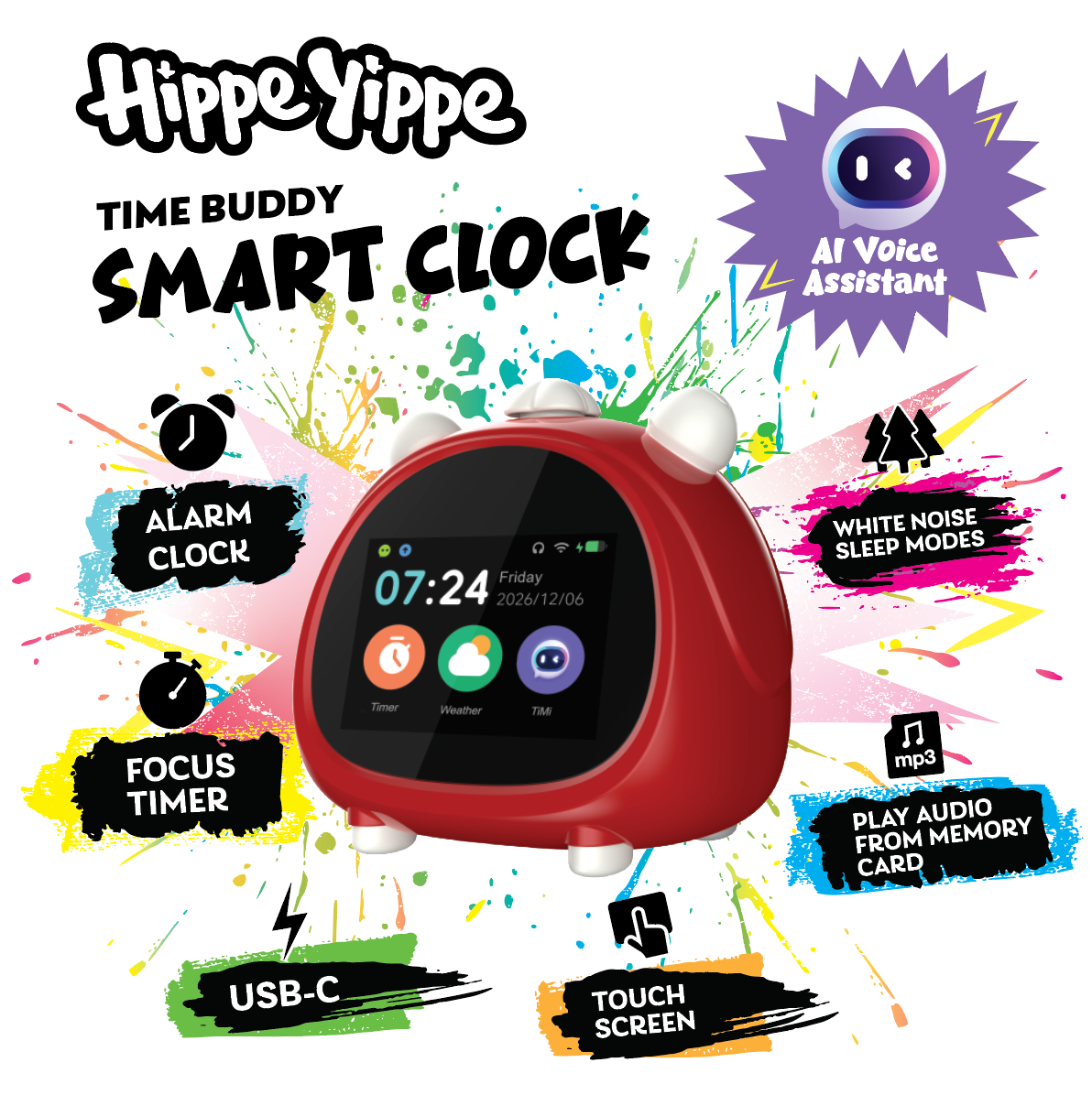 Hippe Yippe Time Buddy Smart Clock