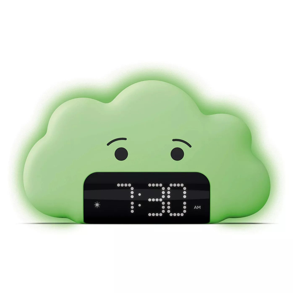 AIWA Digital Alarm Clock White Cloud