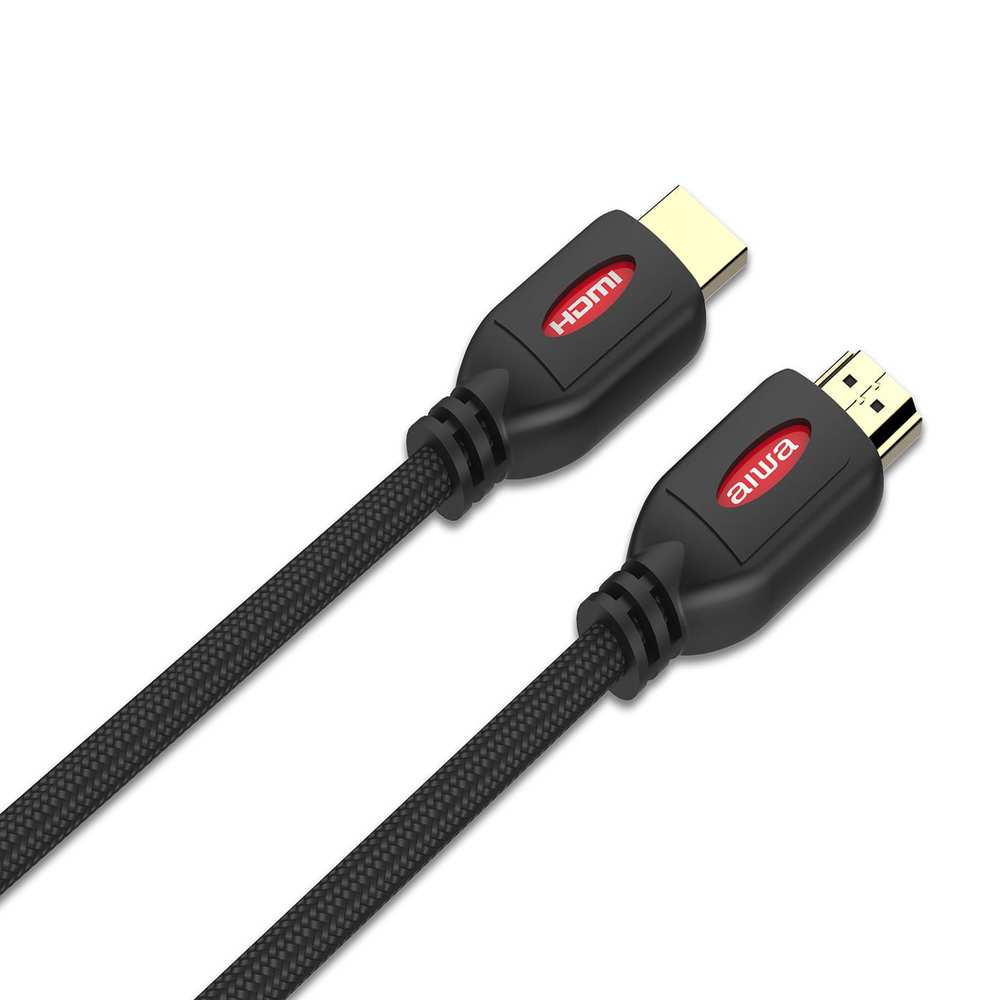 AIWA | High Speed HDMI Cable 1.5m - AIWA | High Speed HDMI Cable 1.5m with Ultra HD 4k Video Support AE-HDMI1-5