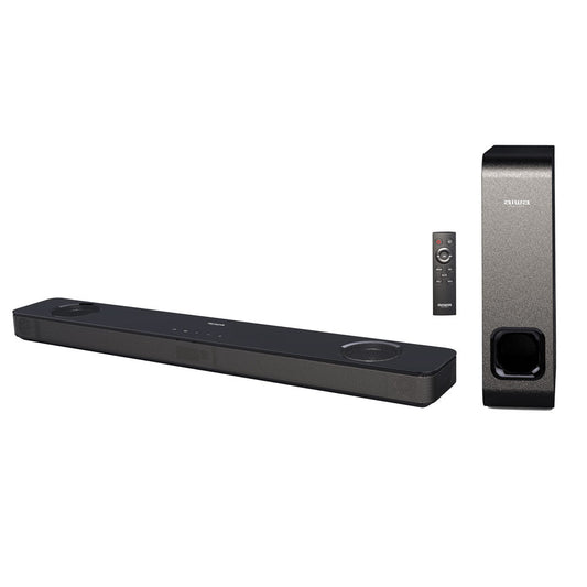 AIWA | 2.1 Ch Bluetooth Soundbar with Wired Subwoofer, Remote Control, HDMI (ARC), Optical - AIWA | Home Wireless Remote Controlled Bluetooth Ultra Soundbar Speaker with Wired Subwoofer ASB-1215WL