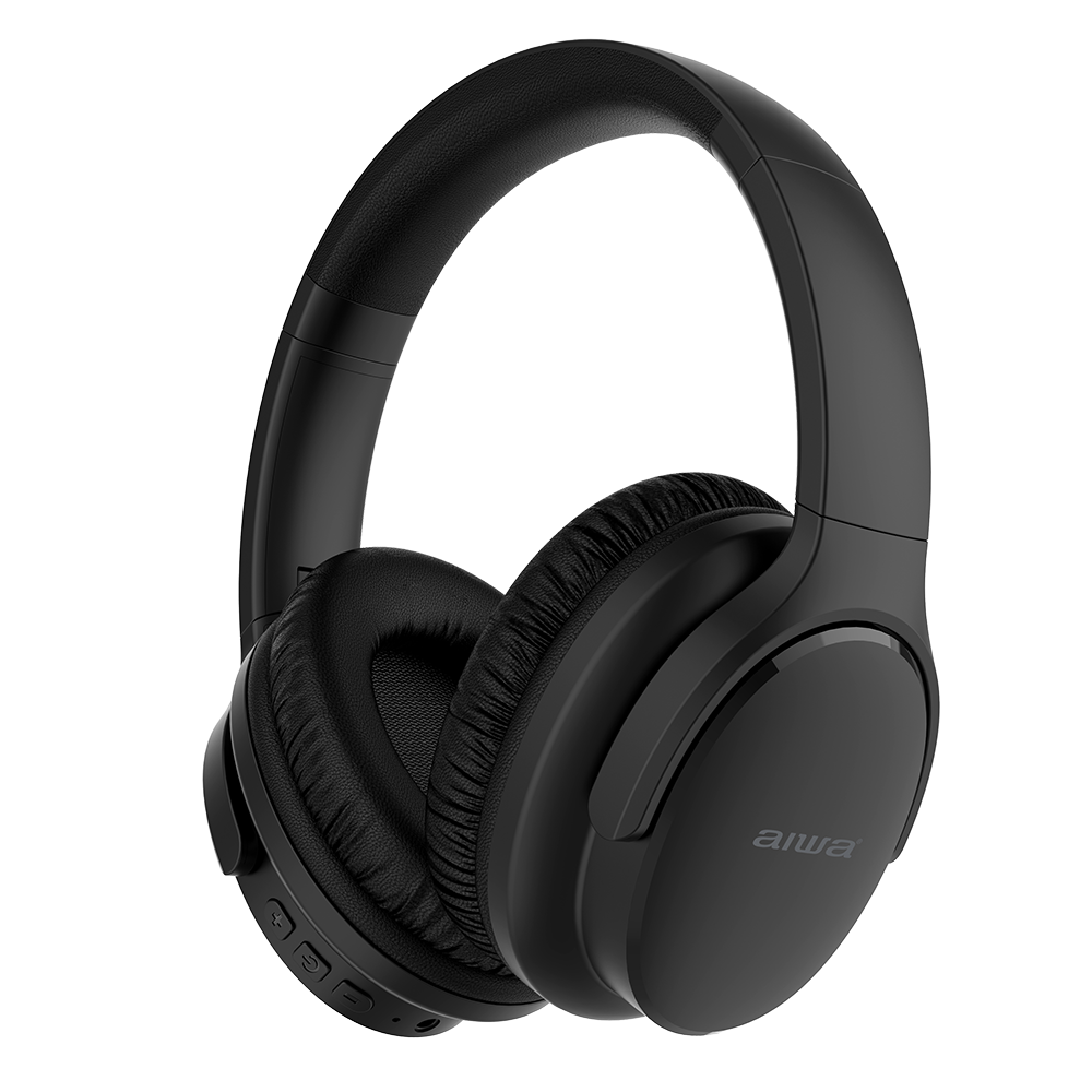 AIWA Over-Ear Wireless Headphones | AWH2H-BLK